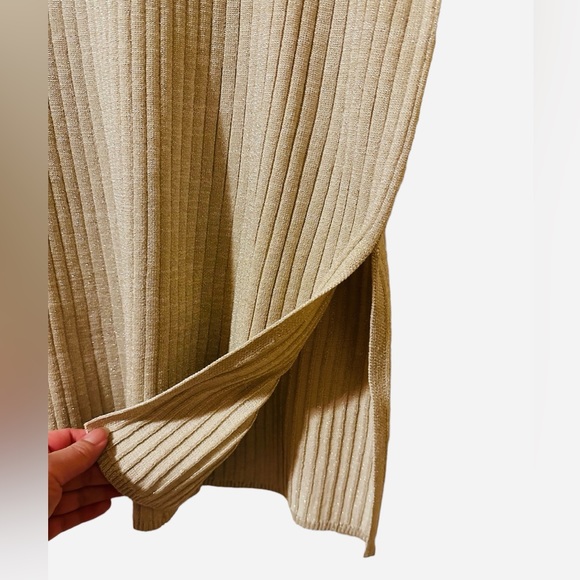 NWT Nanette Lepore two Piece Champagne Gold Skirt Set - L - Picture 7 of 7